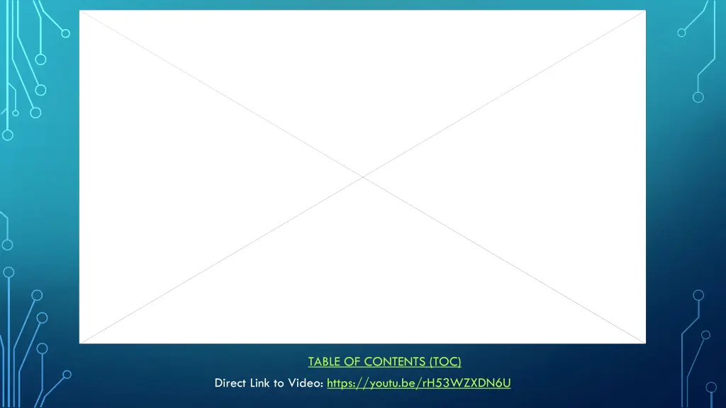 table of contents toc 3