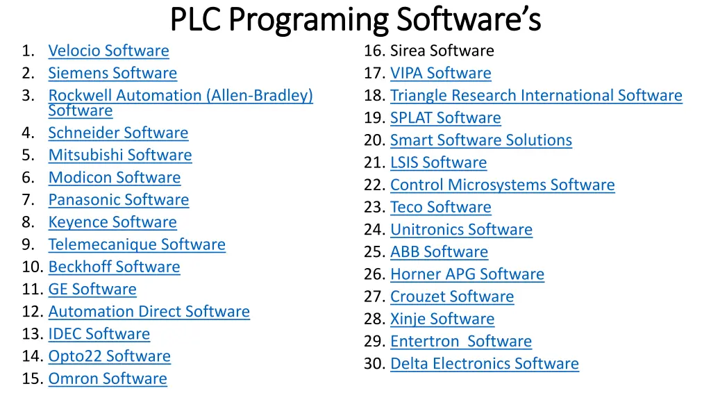 plc programing plc programing software