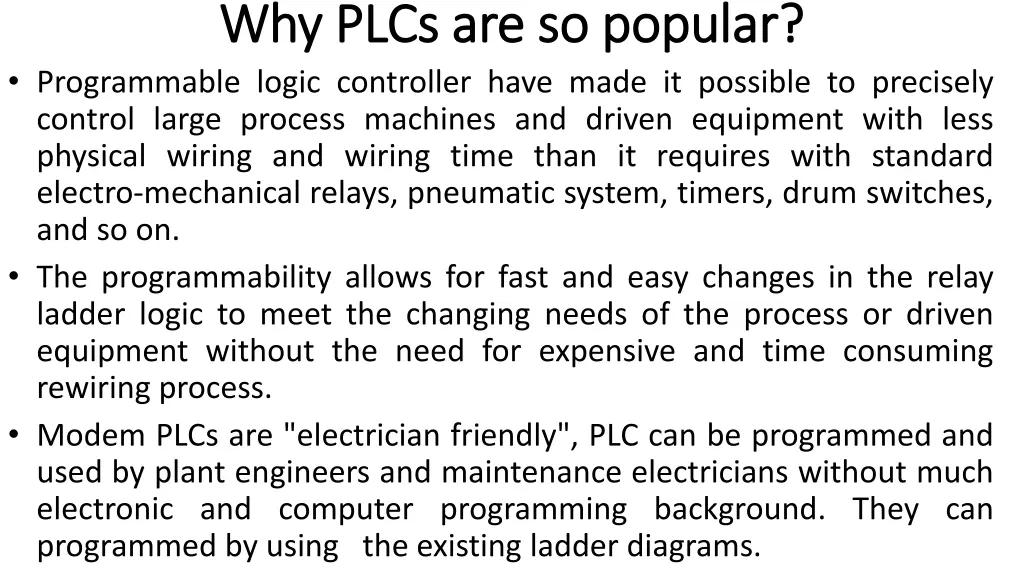 why plcs are so popular why plcs are so popular
