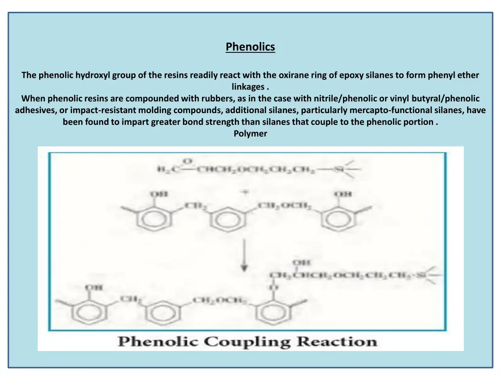 phenolics