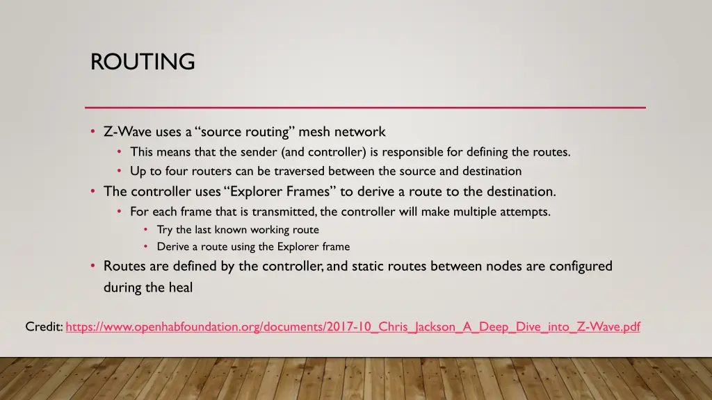 routing 1