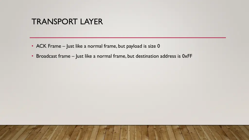 transport layer 2
