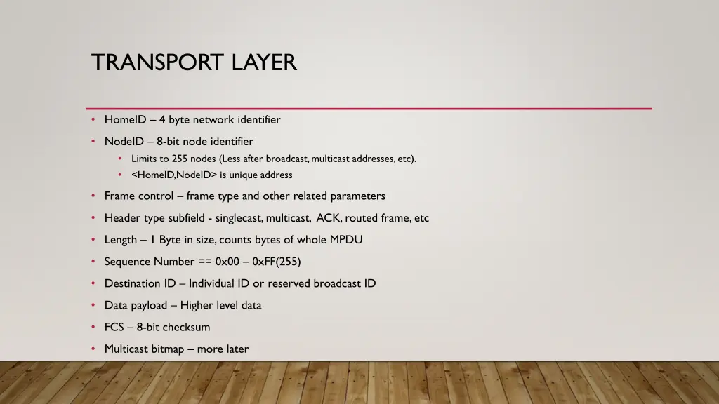 transport layer