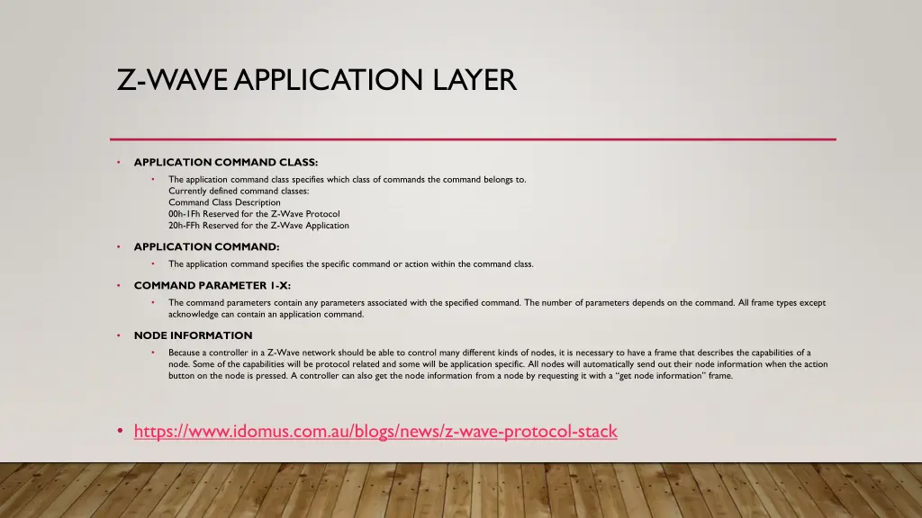z wave application layer 1
