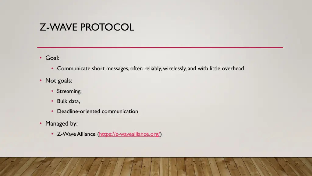 z wave protocol