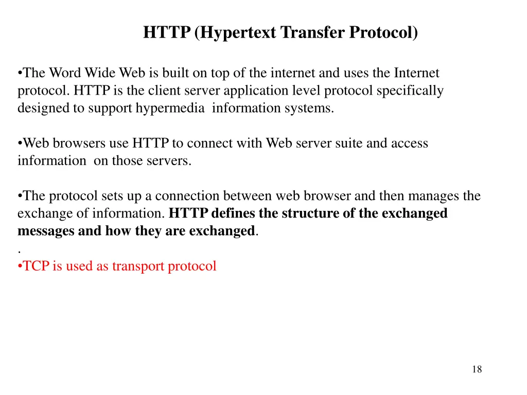 http hypertext transfer protocol