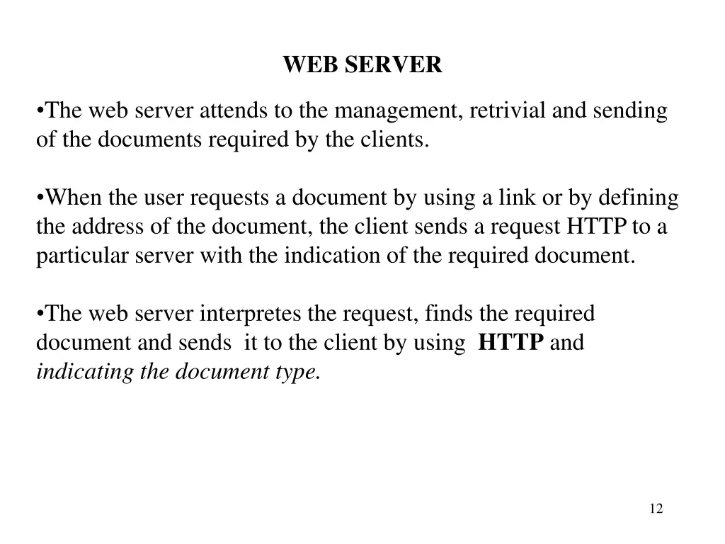 web server