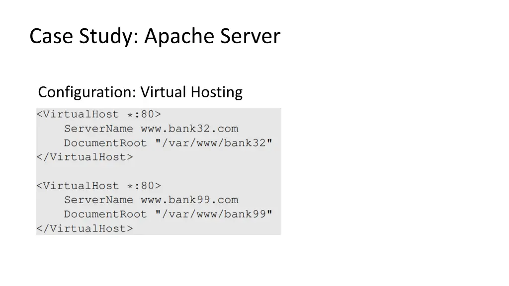 case study apache server