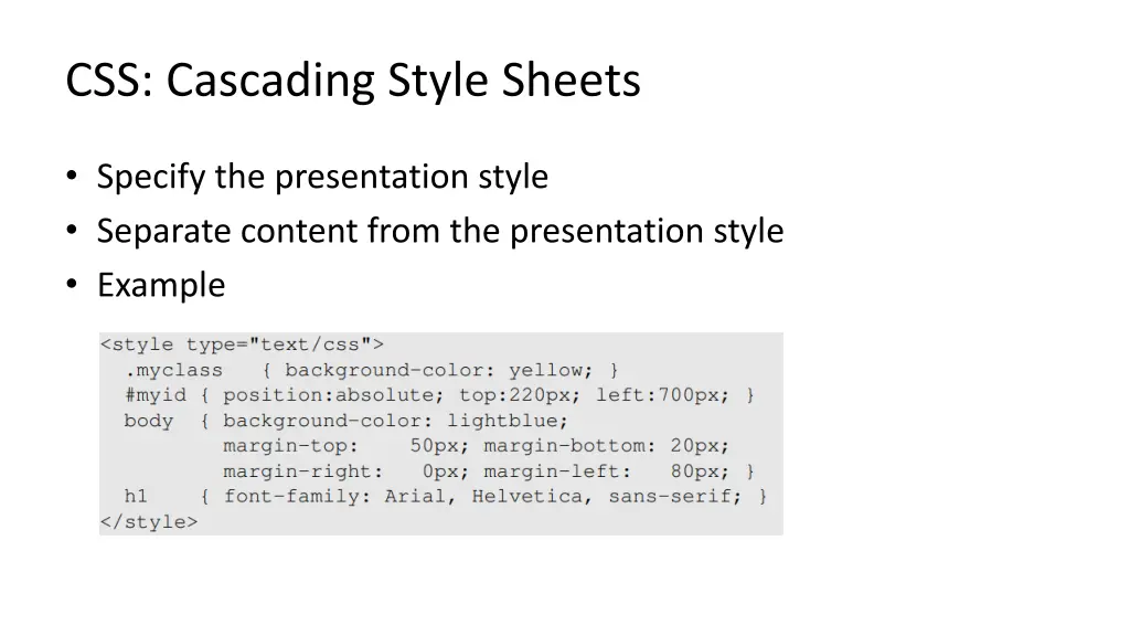 css cascading style sheets