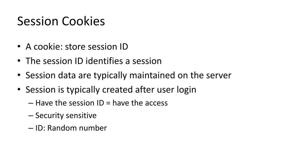 session cookies