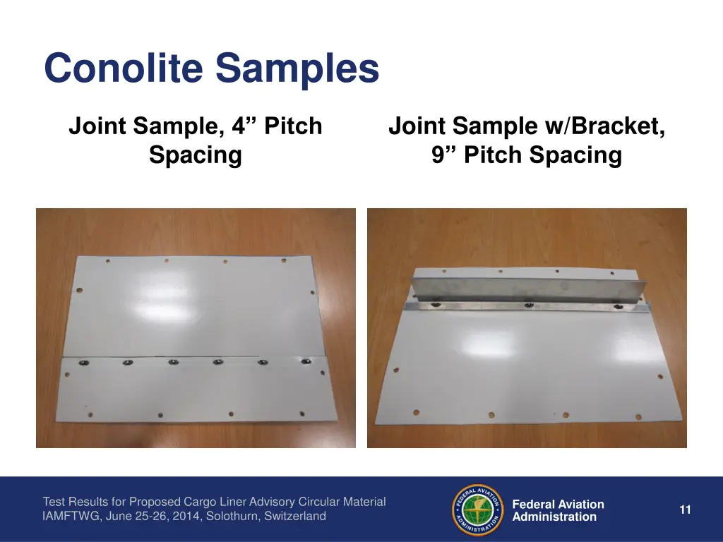 conolite samples