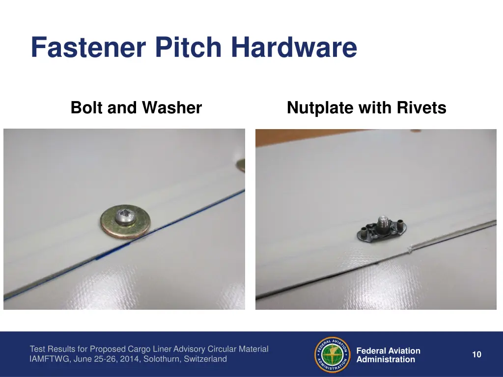 fastener pitch hardware