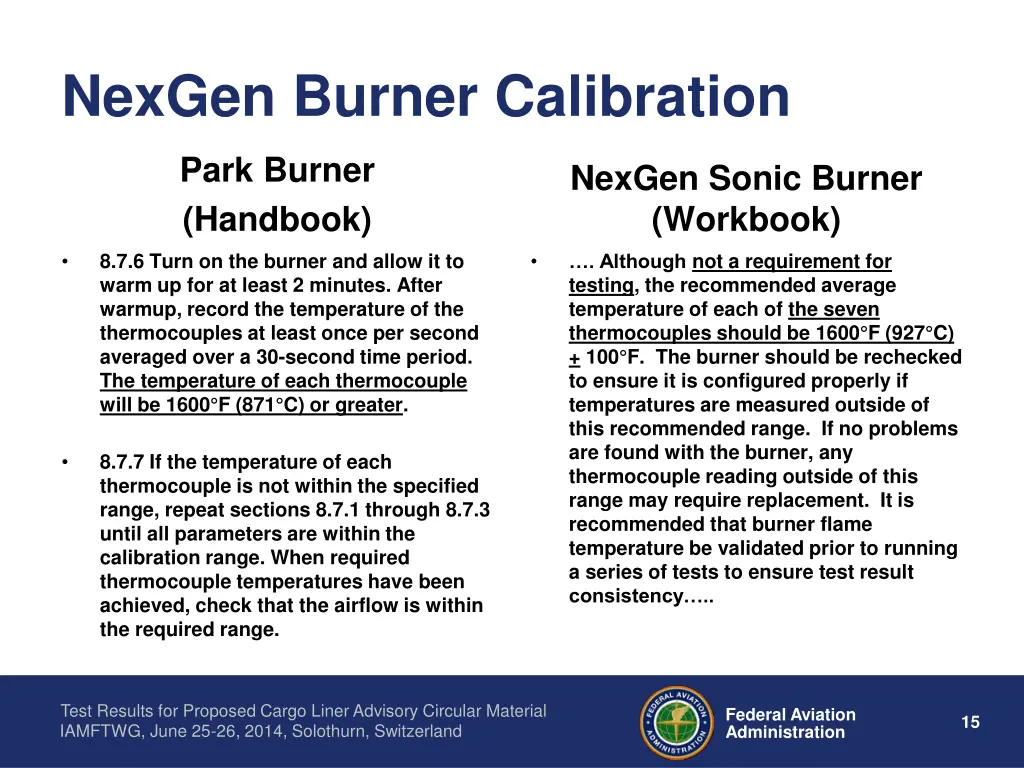nexgen burner calibration 1