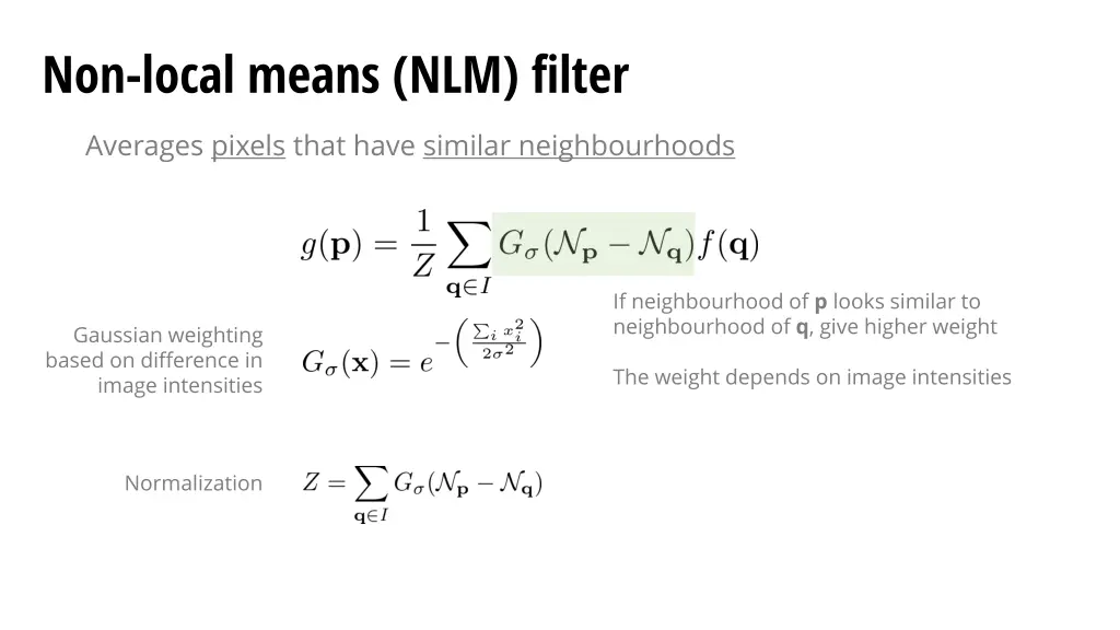 non local means nlm filter