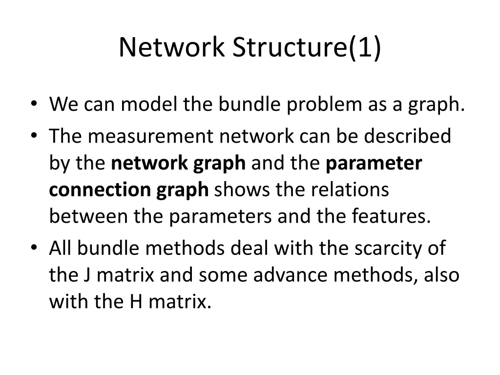 network structure 1