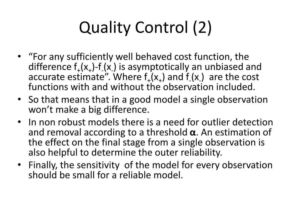 quality control 2
