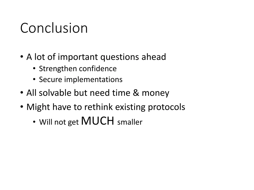 conclusion