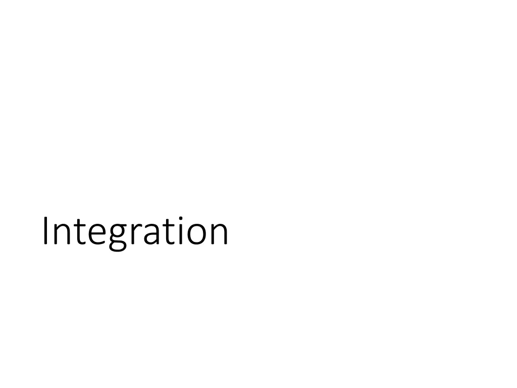 integration