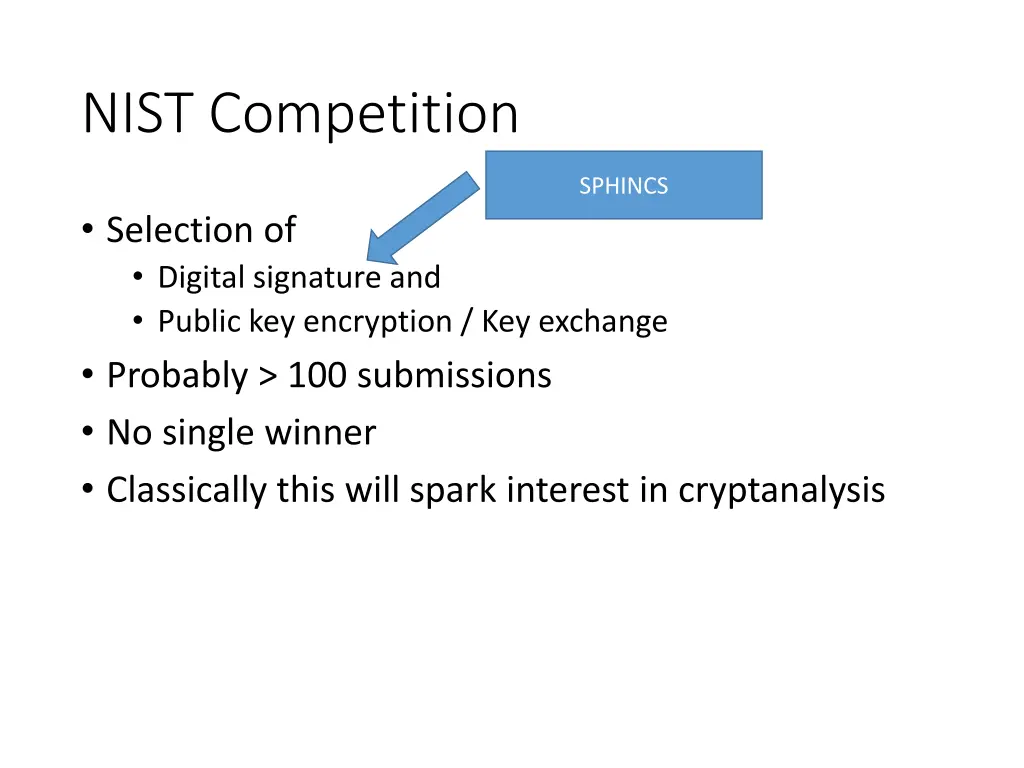 nist competition 1
