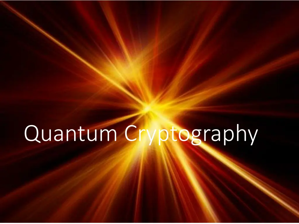 quantum cryptography