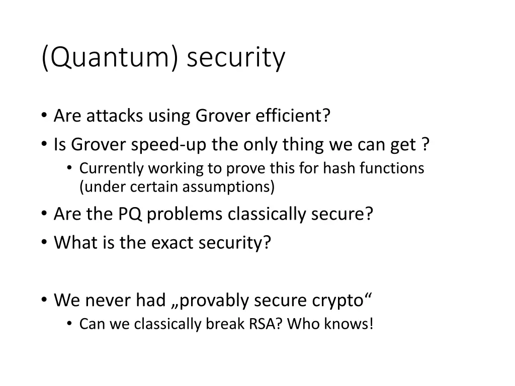 quantum security 1
