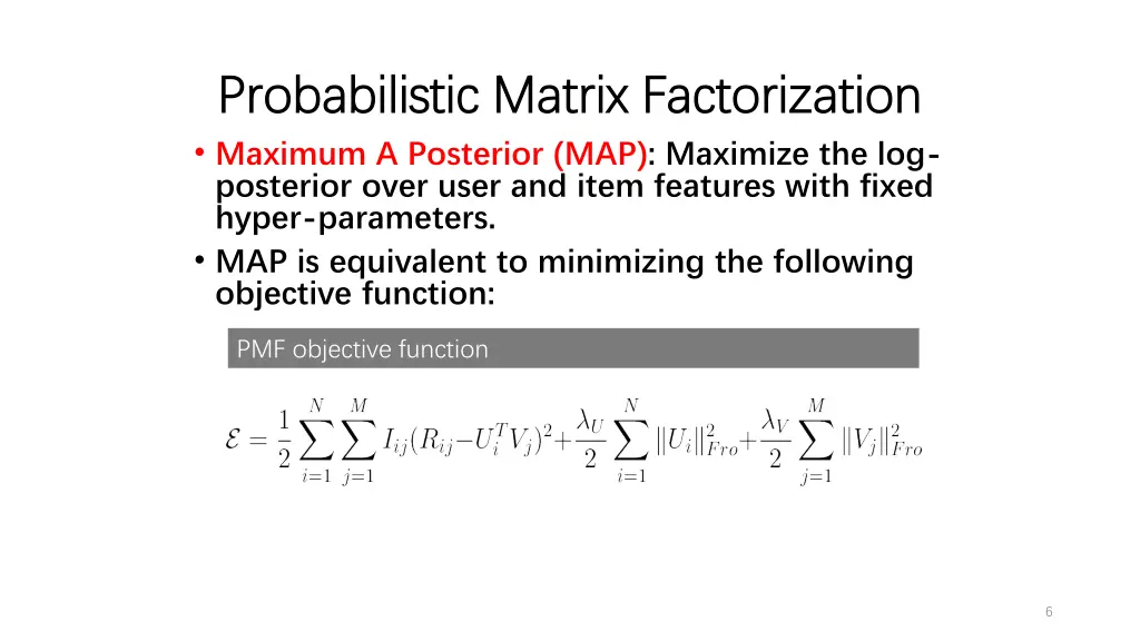 probabilistic matrix factorization probabilistic 1