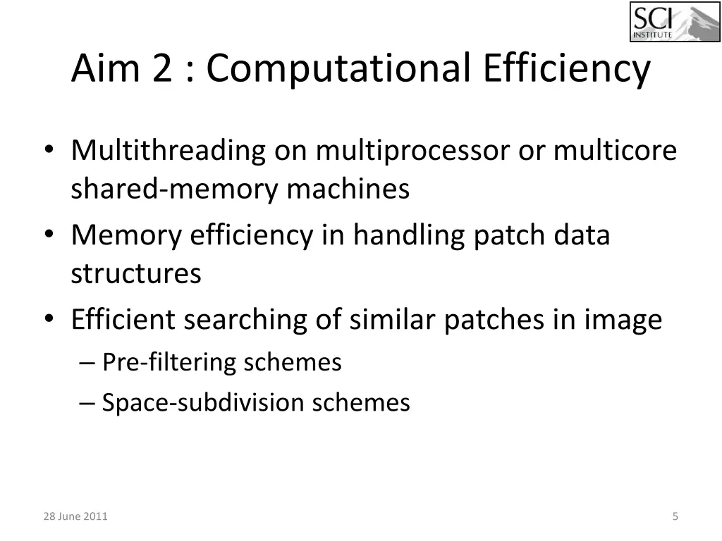 aim 2 computational efficiency