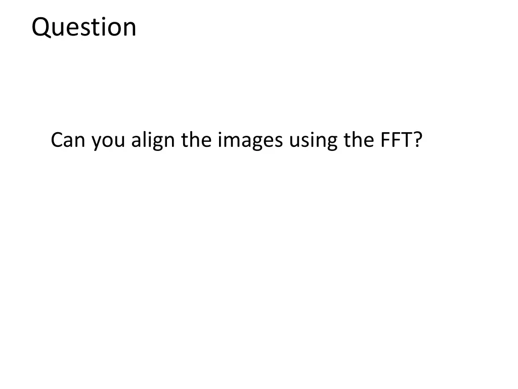 question