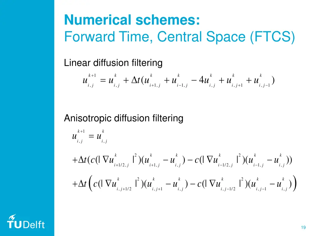 numerical schemes forward time central space ftcs 2