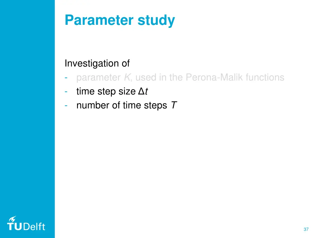 parameter study 1