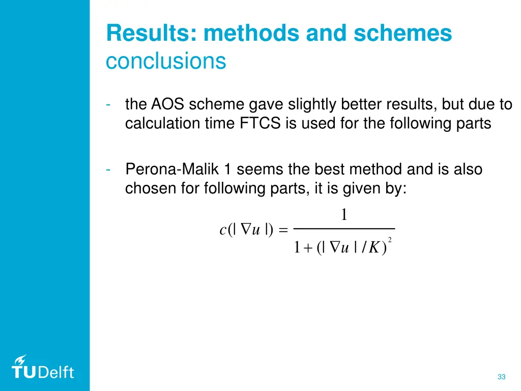 results methods and schemes conclusions 1