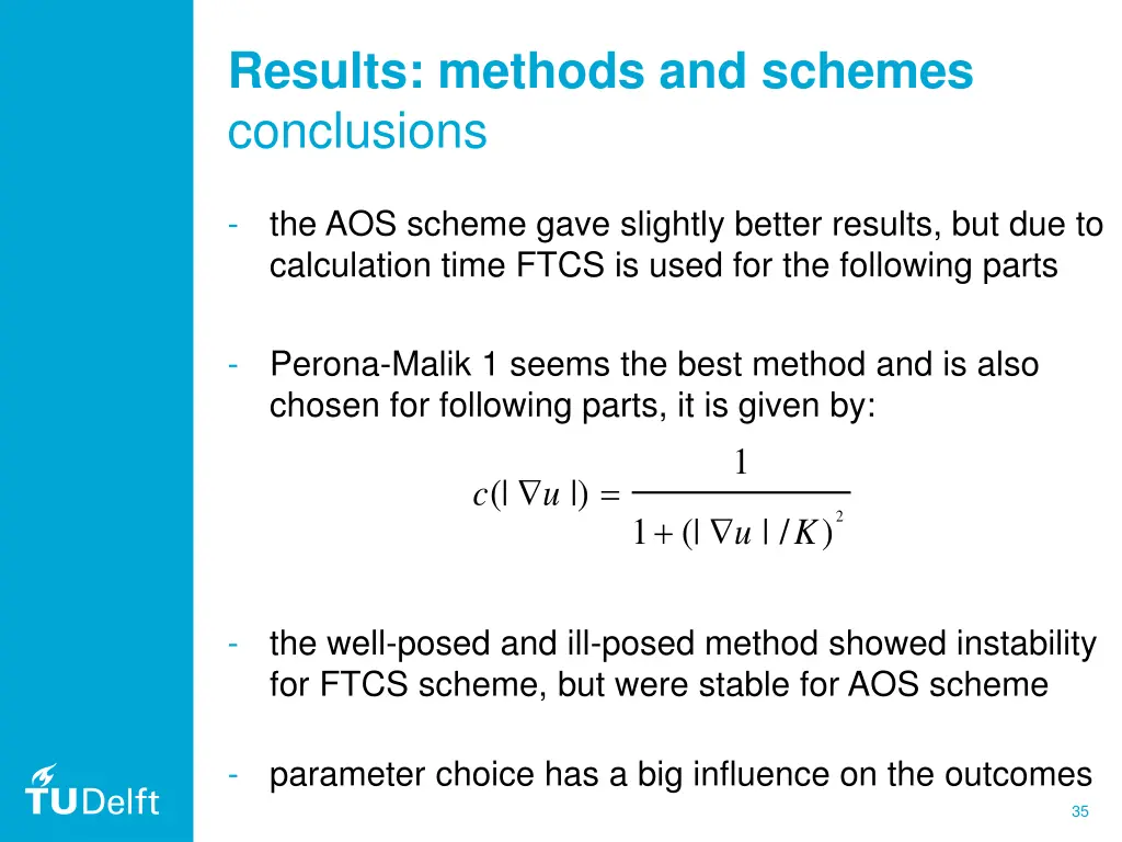 results methods and schemes conclusions 3
