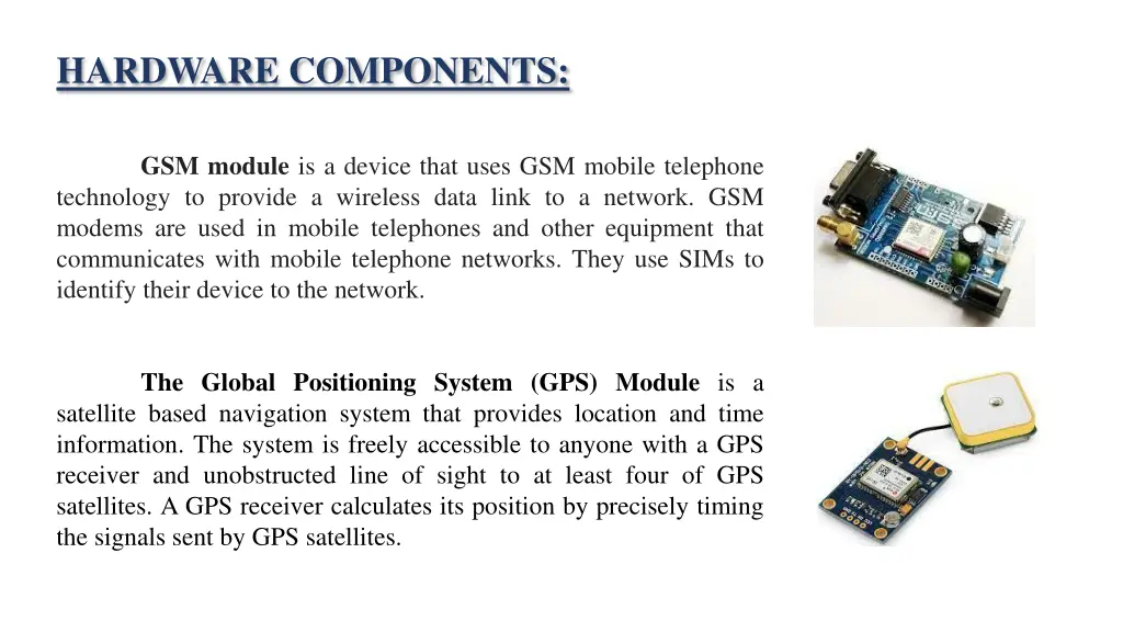 hardware components