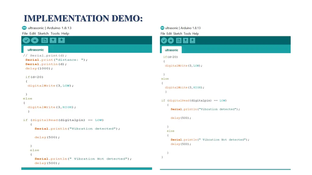 implementation demo 1