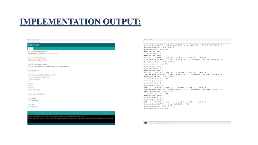 implementation output
