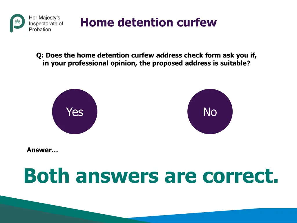 home detention curfew