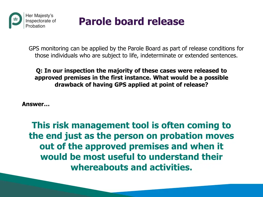 parole board release