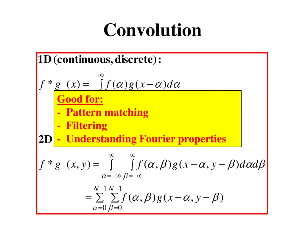 convolution