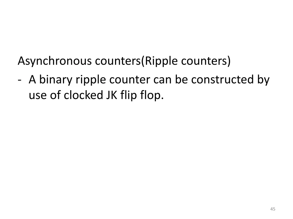 asynchronous counters ripple counters a binary