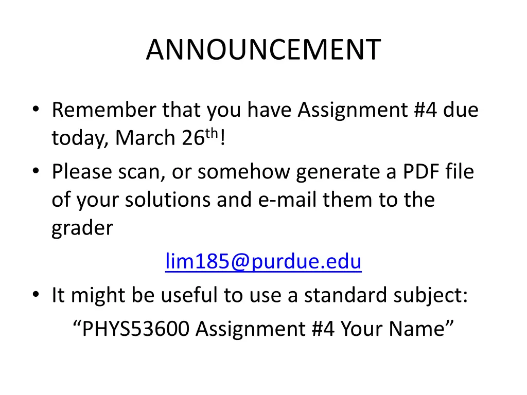 announcement 2