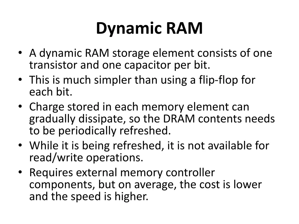 dynamic ram 1