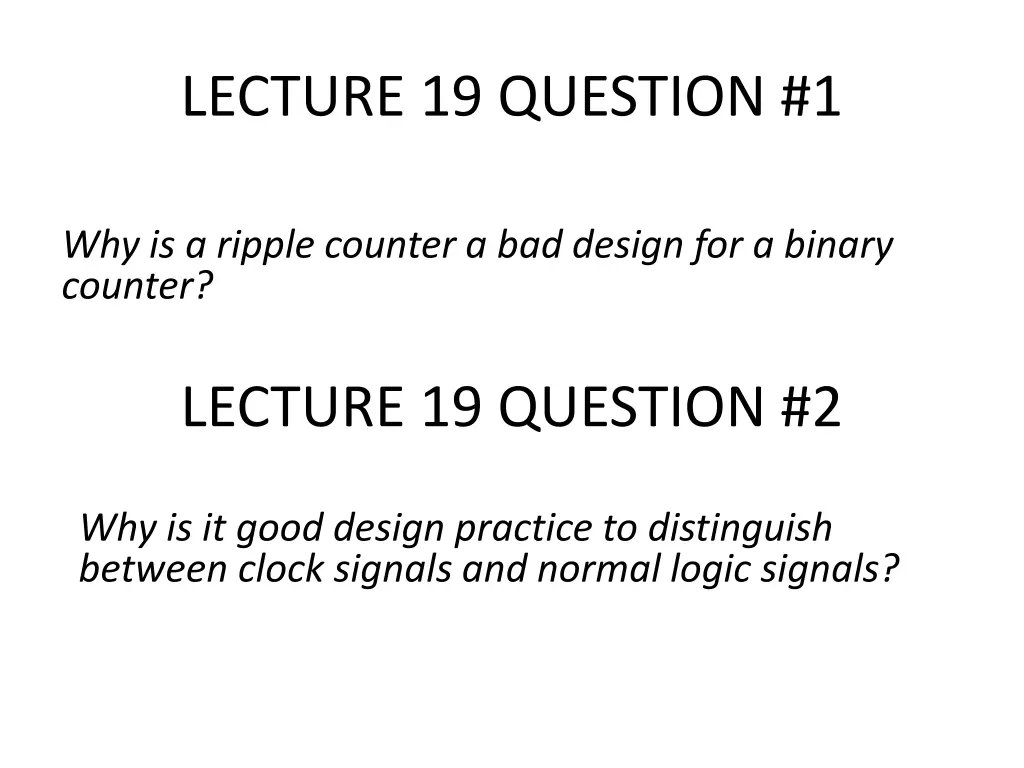 lecture 19 question 1