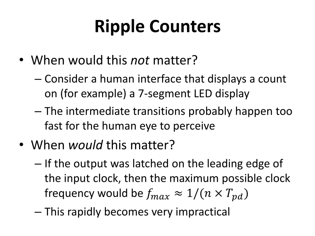 ripple counters 2