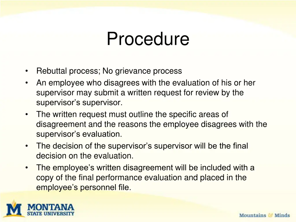 procedure