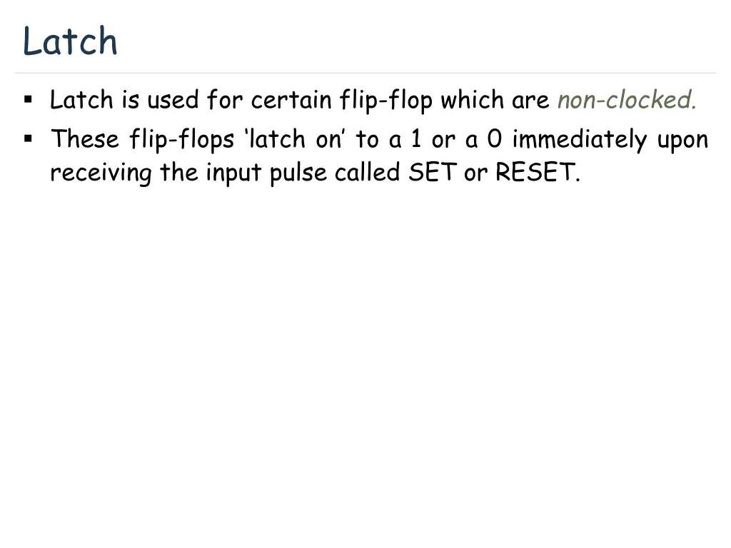 latch