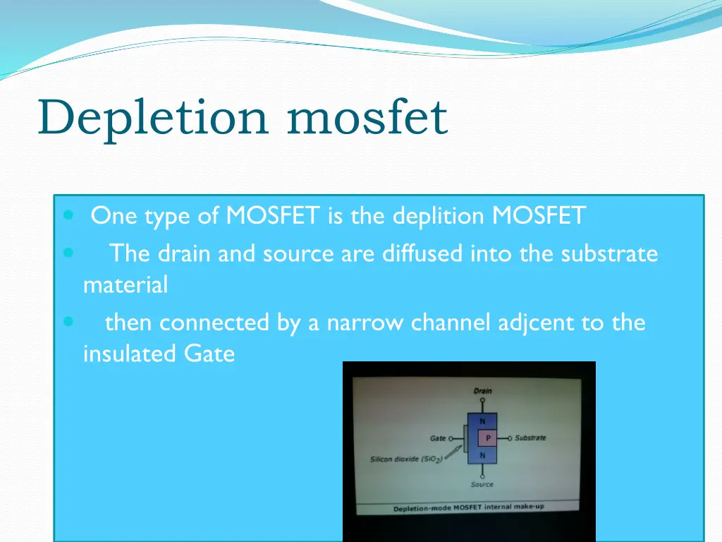 depletion mosfet