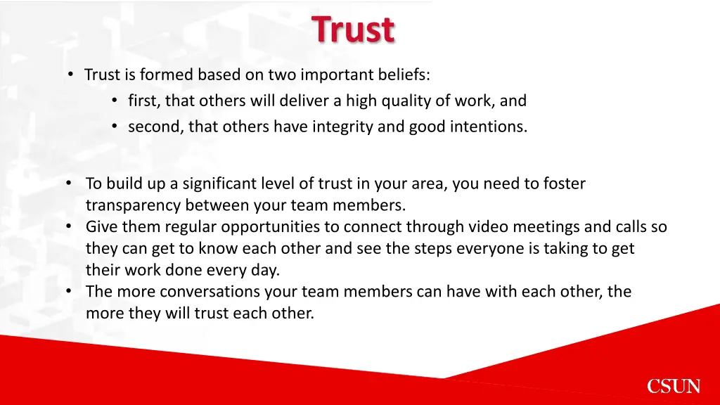 trust