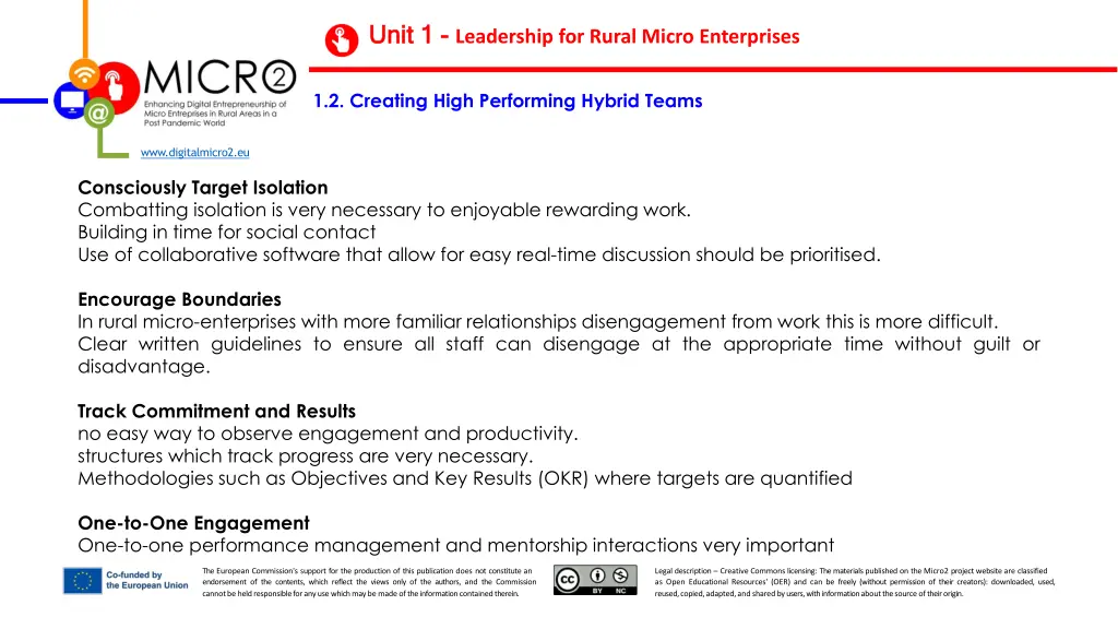unit unit 1 1 leadership for rural micro 3