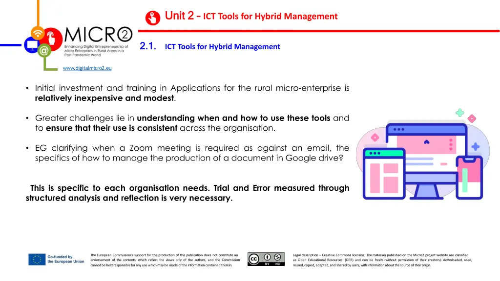 unit unit 2 2 ict tools for hybrid management 1