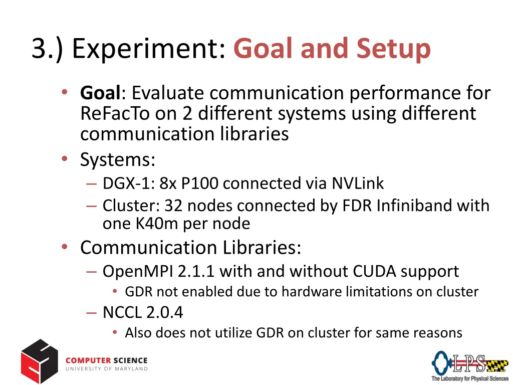 3 experiment goal and setup